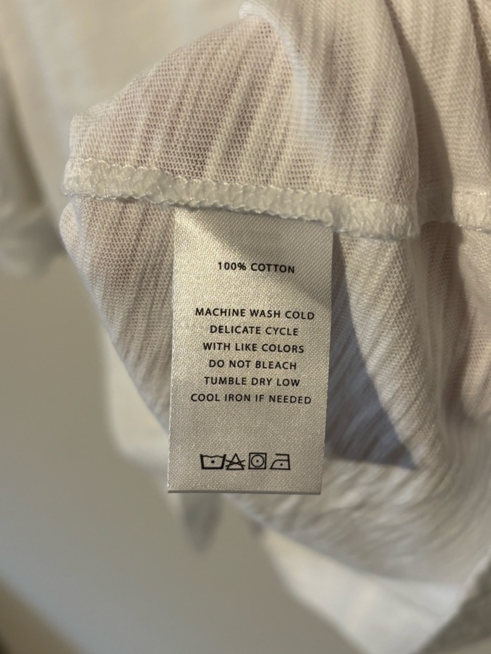 Lilla P White 100% Cotton Womens Top Size XL - Picture 7 of 8